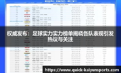 权威发布：足球实力实力榜单揭晓各队表现引发热议与关注